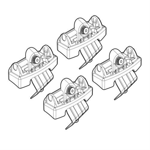 NORDRIVE Fitting Kit 104 csomagtartó talpszett