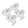NORDRIVE Fitting Kit 120 csomagtartó talpszett