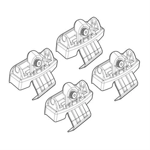NORDRIVE Fitting Kit 122 csomagtartó talpszett