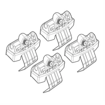 NORDRIVE Fitting Kit 128 csomagtartó talpszett