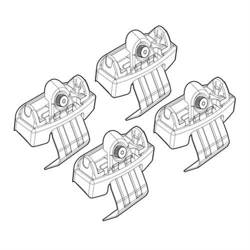 NORDRIVE Fitting Kit 128 csomagtartó talpszett