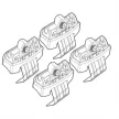 NORDRIVE Fitting Kit 133 csomagtartó talpszett