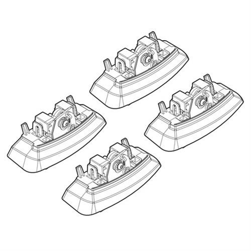 NORDRIVE Fitting Kit 134 csomagtartó talpszett