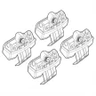 NORDRIVE Fitting Kit 138 csomagtartó talpszett
