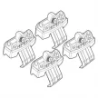 NORDRIVE Fitting Kit 140 csomagtartó talpszett