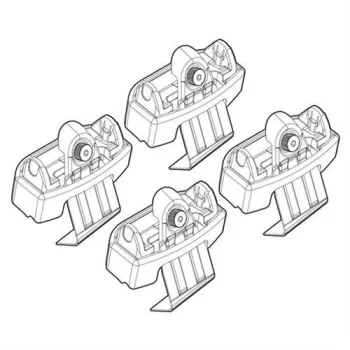 NORDRIVE Fitting Kit 143 csomagtartó talpszett