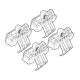 NORDRIVE Fitting Kit 148 csomagtartó talpszett