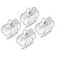 NORDRIVE Fitting Kit 150 csomagtartó talpszett