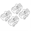 NORDRIVE Fitting Kit 151 csomagtartó talpszett