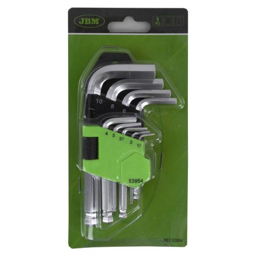 Imbuszkulcs készlet - 9db-os