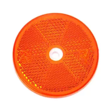 Öntapadós kerek prizma - piros