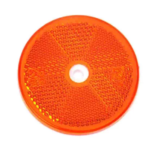 Öntapadós kerek prizma - piros