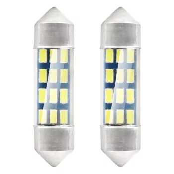 Amio SMD Led Szofita izzó-  5W 12V 36mm - 2db
