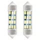 Amio SMD Led Szofita izzó-  5W 12V 36mm - 2db