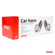 Amio CHR-01 kéttónusú csigakürt - króm - 12V 110dB - 2db