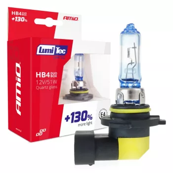 Amio Lumitec Limited +130% DUO HB4 halogén izzó - 12V 51W