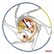 Amio KN80 12mm-es hólánc - párban