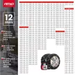 Amio KN80 12mm-es hólánc - párban