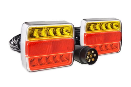 Amio Led 7P mágneses hátsó lámpa utánfutóra - párban