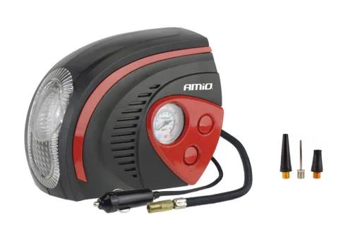 Amio ACOMP-08 kompresszor Led lámpával - 12V 7Bar