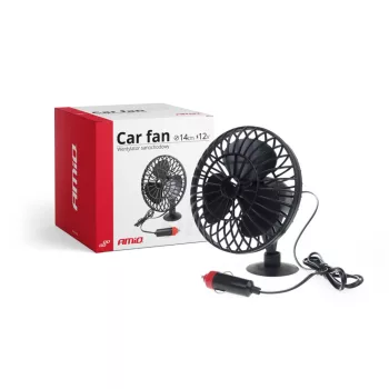 Amio 14cm-es ventilátor - tapadókorongos - 12V