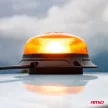 Amio W21m mágneses tetővillogó - 18LED 12/24V IP56 (csavarral is rögzíthető)