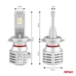 Amio LED izzó X1 Series H7 6500K - párban