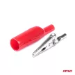 Amio krokodil csipesz  - 5A 50mm - 2db