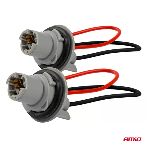 Amio T15 izzó foglalat W5W W16W - 2db