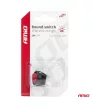 Amio kétállású kerek kapcsoló - piros - 12V/24V