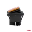 Amio kétállású kapcsoló - sárga - 12V/24V 20A