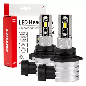 Amio LED izzó H-Mini Sorozat - HB4 42W 6500K - párban
