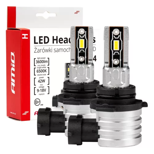 Amio LED izzó H-Mini Sorozat - HB4 42W 6500K - párban