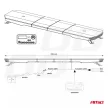 Amio Led fényhíd - 12/24V - 51 funkciós