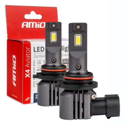 Amio X4 Aviator HB4/9006 LED fényszóró - 44W 6500K 12V - párban