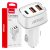 Amio szivargyújtós autós töltő - 3xUSB - 32W 12-24V