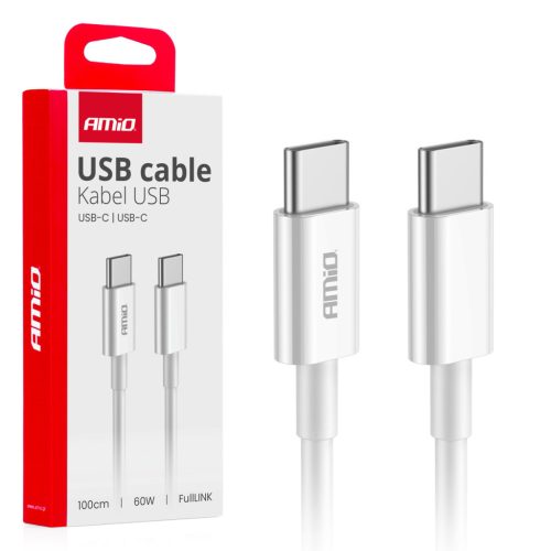 Amio USB-C kábel - 60W - 100 cm