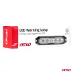 Amio rácsra szerelhető kiegészítő villogó - 6 LED 12-24V