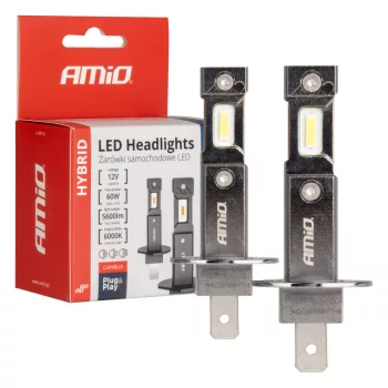 Amio Hybrid H1 Led fényszóró - 60W 6000K 12V - párban