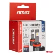 Amio Hybrid H8/H9/H11/H16 Led fényszóró - 60W 6000K 12V - párban