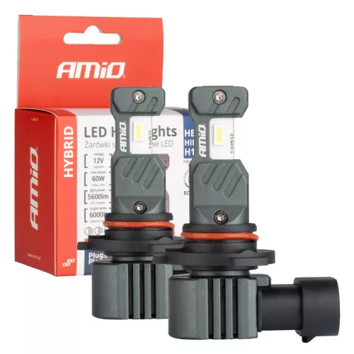Amio Hybrid HB3/9005/HIR1/H10 Led fényszóró - 60W 6000K 12V - párban