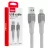 Amio USB-C adatkábel - 200cm - fehér - 60W