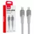 Amio USB-C adatkábel - fehér - 300cm - 60W
