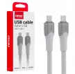 Amio USB-C adatkábel - fehér - 300cm - 60W