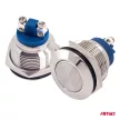 Amio nyomógombos kapcsoló - 19mm, 12-230V 5A