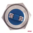 Amio nyomógombos kapcsoló - 19mm, 12-230V 5A
