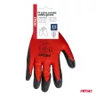Amio mártott latex munkakesztyű - 4db/2pár - 11-es méret - piros