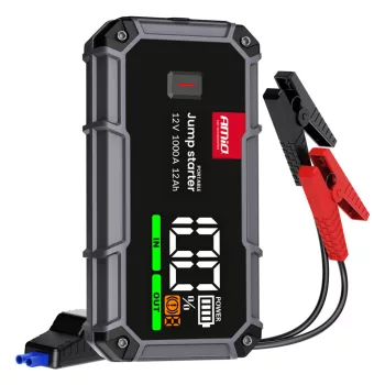   Amio hordozható, 3az1-ben indítóberendezés - 12V, 12000mAh