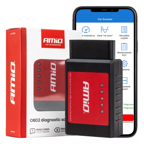 Amio OBD2 vezeték nélküli diagnosztikai eszköz