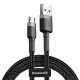 Baseus Cafule USB-C mobil kábel - 200cm - 1,5A - fekete/szürke